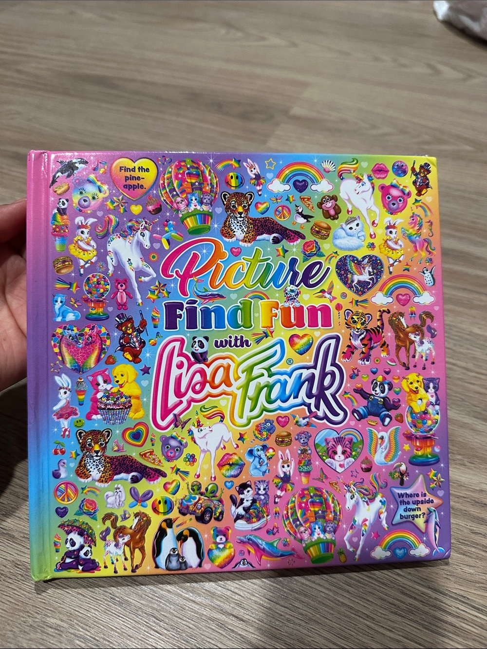 Lisa Frank Picture Find Fun With Lisa Frank Book Hardcover Look n Find y2k book